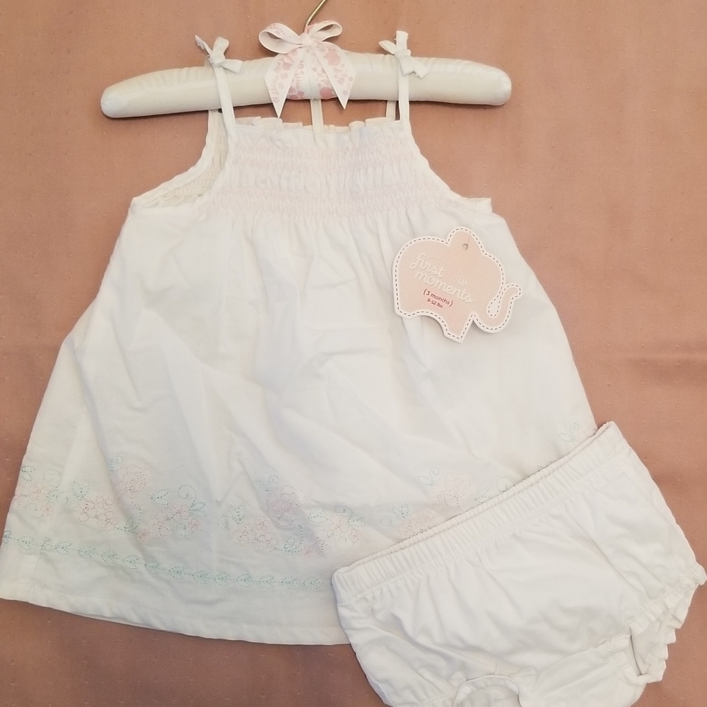 Baby lined sundress w/pants